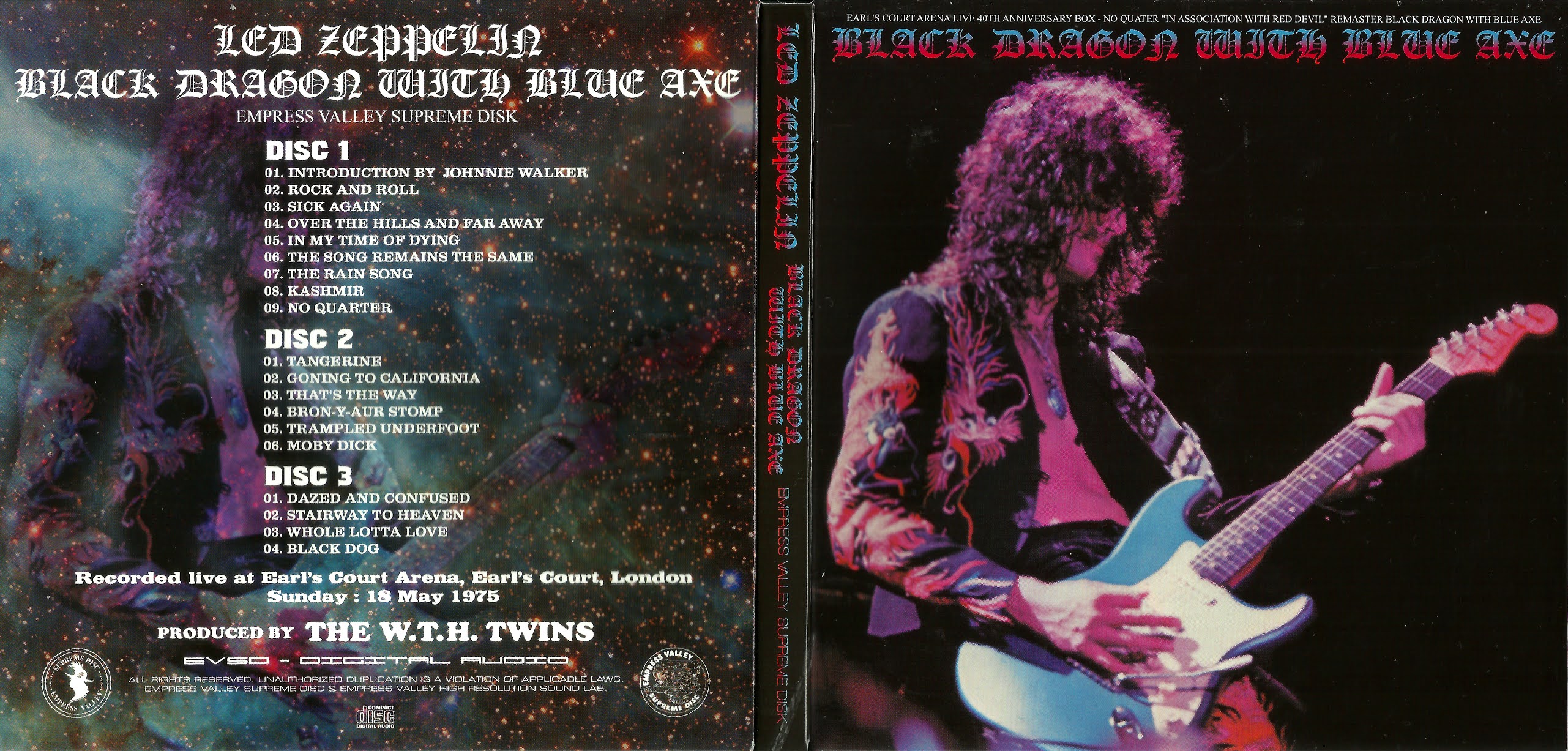 Long Live Led Zeppelin : 1975.05.18 Black Dragon With Blue Axe 15 
